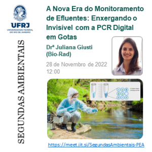 Foto - Segundas ambientais: Drª Juliana Giusti (Bio-Rad)