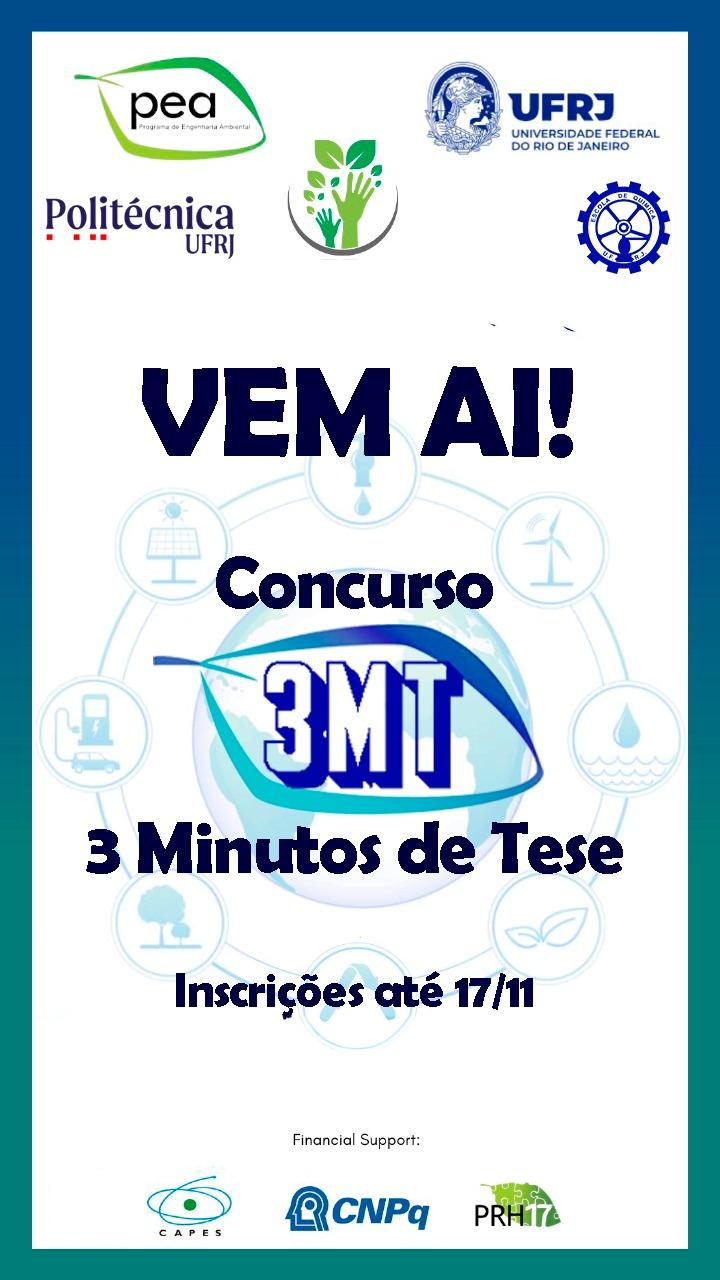 Foto - Vem aí o Concurso 3MT do Workshop PEA 2025!